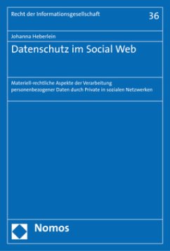 Datenschutz im Social Web - Heberlein, Johanna