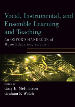 Cover Vocal, Instrumental, and Ensemble Learning and Teaching
