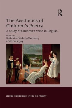 The Aesthetics of Children's Poetry (eBook, ePUB)