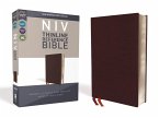 NIV, Thinline Reference Bible, Bonded Leather, Burgundy, Red Letter Edition, Indexed, Comfort Print