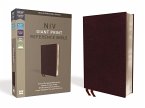 NIV, Reference Bible, Giant Print, Bonded Leather, Burgundy, Red Letter Edition, Comfort Print