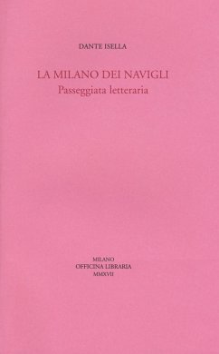 Cover La Milano dei navigli. Passeggiata letteraria