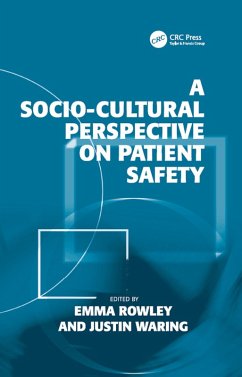 Cover A Socio-cultural Perspective on Patient Safety (eBook, PDF)