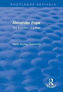 Alexander Pope (eBook, PDF) - Goldsmith, Netta Murray