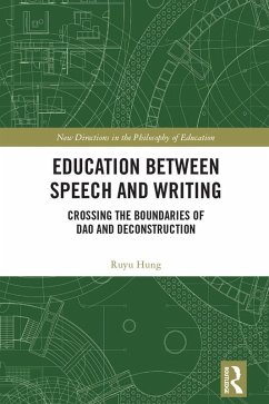 Cover Education between Speech and Writing (eBook, PDF)