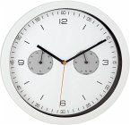 Mebus 52826 weiß Funk-Wanduhr