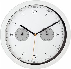 Mebus 52826 weiß Funk-Wanduhr
