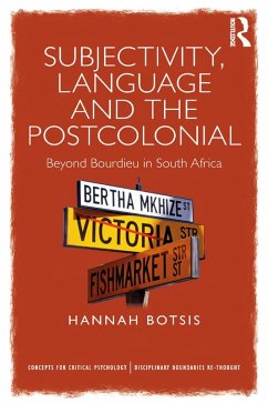 Subjectivity, Language and the Postcolonial (eBook, PDF) - Botsis, Hannah