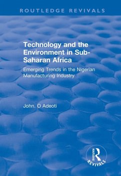 Cover Technology and the Environment in Sub-Saharan Africa (eBook, PDF)