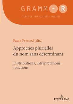 Cover Approches plurielles du nom sans déterminant (eBook, PDF)