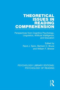 Theoretical Issues in Reading Comprehension (eBook, PDF)