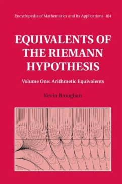 Equivalents of the Riemann Hypothesis: Volume 1, Arithmetic Equivalents (eBook, PDF) - Broughan, Kevin