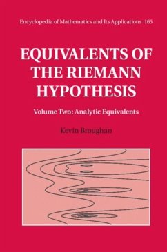 Equivalents of the Riemann Hypothesis: Volume 2, Analytic Equivalents (eBook, PDF) - Broughan, Kevin