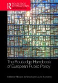 The Routledge Handbook of European Public Policy (eBook, ePUB)
