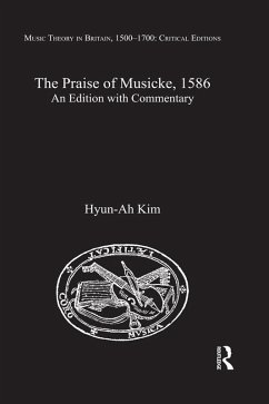 The Praise of Musicke, 1586 (eBook, PDF) - Kim, Hyun-Ah