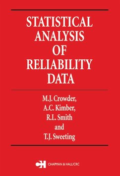 Statistical Analysis of Reliability Data (eBook, ePUB) - Crowder, Martin J.