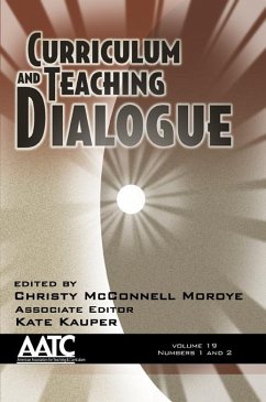 Curriculum and Teaching Dialogue (eBook, ePUB)
