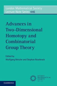 Advances in Two-Dimensional Homotopy and Combinatorial Group Theory (eBook, ePUB)