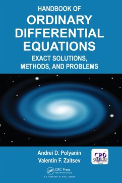 Handbook of Ordinary Differential Equations (eBook, ePUB) - Polyanin, Andrei D.; Zaitsev, Valentin F.