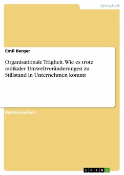 Organisationale Trägheit. Wie es trotz radikaler Umweltveränderungen zu Stillstand in Unternehmen kommt (eBook, ePUB)