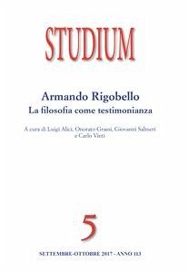 Studium - Armando Rigobello: la filosofia come testimonianza (eBook, ePUB) - Carlo, Vinti; Giovanni, Salmeri; Luigi, Alici; Onorato, Grassi