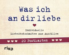 Was ich an dir liebe - 20 Postkarten - Reinwarth, Alexandra