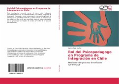 Rol del Psicopedagogo en Programa de Integración en Chile