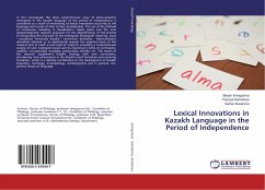 Lexical Innovations in Kazakh Language in the Period of Independence