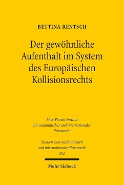 Cover Der gewöhnliche Aufenthalt im System des Europäischen Kollisionsrechts (eBook, PDF)