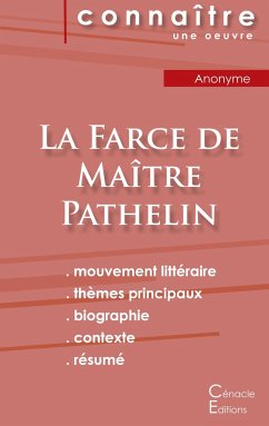 Fiche de lecture La Farce de Maître Pathelin (Analyse littéraire de référence et résumé complet)