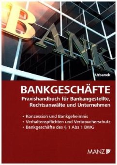 Bankgeschäfte - Urbanek, Christoph