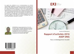 Rapport d¿activités 2016 ASEP ONG - Wekokpame, Dieudonné