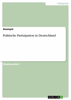 Politische Partizipation in Deutschland (eBook, PDF)