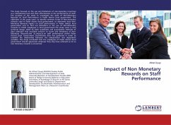 Impact of Non Monetary Rewards on Staff Performance