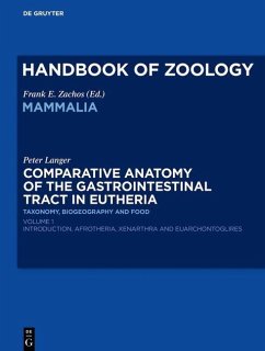 Comparative Anatomy of the Gastrointestinal Tract in Eutheria I (eBook, ePUB) - Langer, Peter