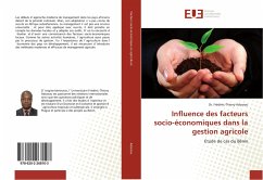 Cover Influence des facteurs socio-économiques dans la gestion agricole