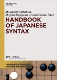 Handbook of Japanese Syntax (eBook, ePUB)