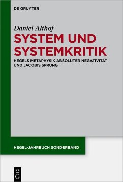 System und Systemkritik (eBook, PDF) - Althof, Daniel