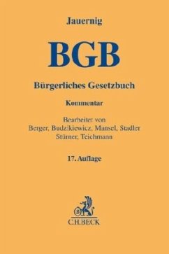 Bürgerliches Gesetzbuch (BGB), Kommentar - Jauernig, Othmar