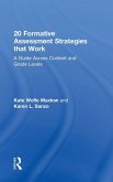 20 Formative Assessment Strategies that Work 20 Formative Assessment Strategies that Work