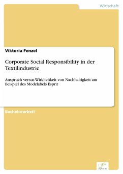 Corporate Social Responsibility in der Textilindustrie (eBook, PDF) - Fenzel, Viktoria