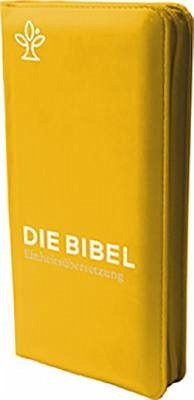 Die Bibel. Taschenausgabe curry mit Reißverschluss