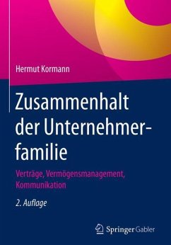 Zusammenhalt der Unternehmerfamilie - Kormann, Hermut