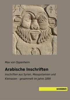 Arabische Inschriften - Oppenheim, Max von