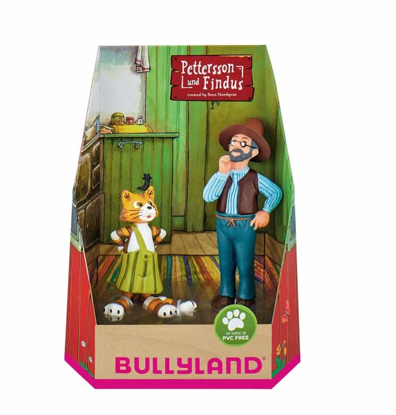 Bullyland 46005 - Pettersson und Findus in Geschenk Box Spielfigurenset, 2  teilig - Bei bücher.de immer portofrei