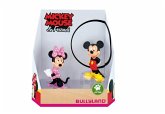 Bullyland 15083 - Mickey Mouse Geschenk-Set, Micky und Minnie, 2-er Pack, Spielfigur