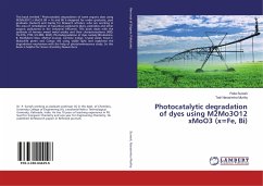 Photocatalytic degradation of dyes using M2Mo3O12 xMoO3 (x=Fe, Bi)