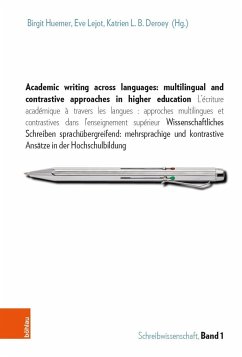 Academic writing across languages: multilingual and contrastive approaches in higher education