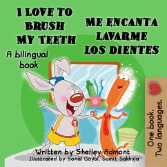 Love to Brush My Teeth-Me encanta lavarme los dientes (English Spanish Bilingual Collection) (eBook, ePUB)