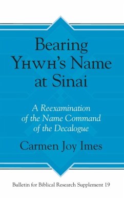 Cover Bearing Yhwh's Name at Sinai